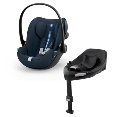 cybex GOLD Babyschale Cloud G i-Size Plus Ocean Blue Plus mit Basisstation Base G von cybex GOLD