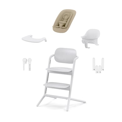 cybex GOLD Hochstuhl Lemo 4 in 1 Set All White von cybex GOLD