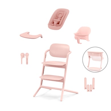 cybex GOLD Hochstuhl Lemo 4 in 1 Set Pearl Pink inklusive Learning Tower von cybex GOLD