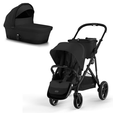 cybex GOLD Kombikinderwagen Gazelle S Black Moon Black von cybex GOLD