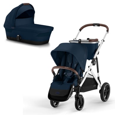 cybex GOLD Kombikinderwagen Gazelle S Silver Ocean Blue von cybex GOLD