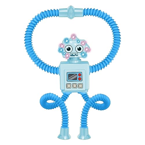 Saugnapf-Pop-Tube-Roboter - Robotics Pop Tubes Fidget Sensory Toys | Formveränderndes Teleskoprohr-Zappelspielzeug mit Roboterdesign für Kinder ab 6 Jahren Cypreason von cypreason