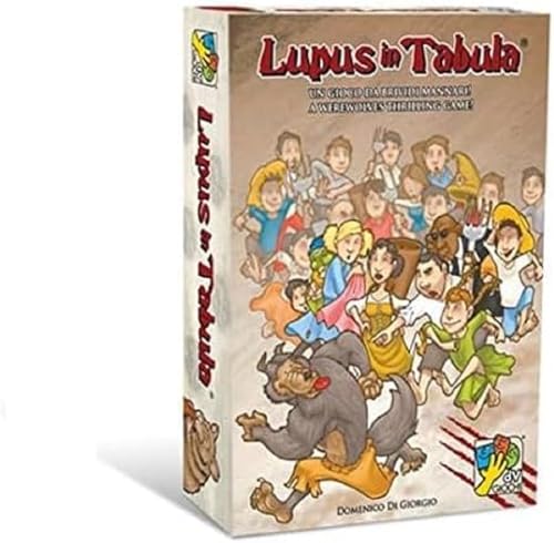 dV Giochi Werwölfe Lupus in Tabula Deluxe Brettspiel für 8-24 Spieler, Rot von dV Giochi