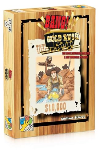 dV Giochi 9103DVG BANG Gold Rush Westernfiguren Brettspiele, verschieden, Small von dV Giochi