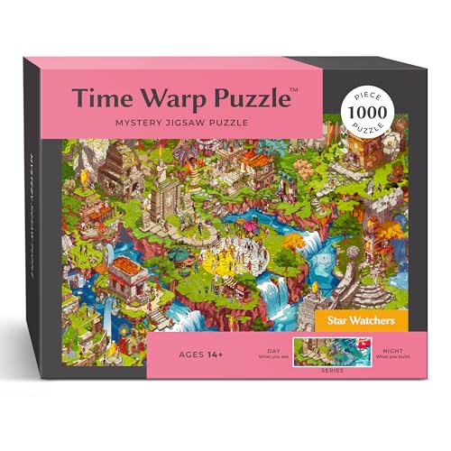 Time Warp Puzzle Mystery Jigsaw Puzzle 1000 Teile für Erwachsene Day Night Series - Ein herausforderndes schwieriges, bildwechselndes Puzzle zum Lösen 67,6 x 48,9 cm (Starwatchers) von da Vinci's Room