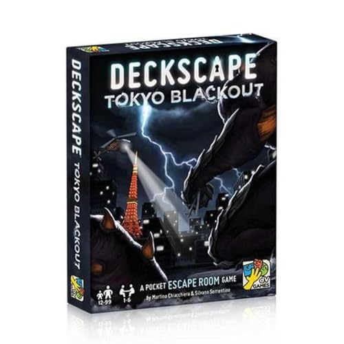 daVinci Editrice Deckscape: Tokyo Blackout | Esape Room Partyspiel | ab 12 Jahren | 1–6 Spieler | 60 Minuten Spieldauer von daVinci Editrice