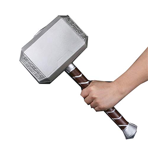 damdos Halloween Cosplay Prop 1:1 Thors Hammer PU Schaum 17" (44cm) Thunder Hammer Spielzeug Sammler Cosplay Prop Kostüm Waffe von damdos