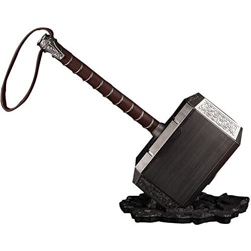 damdos Halloween Cosplay Prop 45cm 1:1 Thor's Hammer Endgame Odinson Waffe Hammer Captain Cosplay Zubehör Krieger, Donnergott, Fasching, Wikinger LARP von damdos