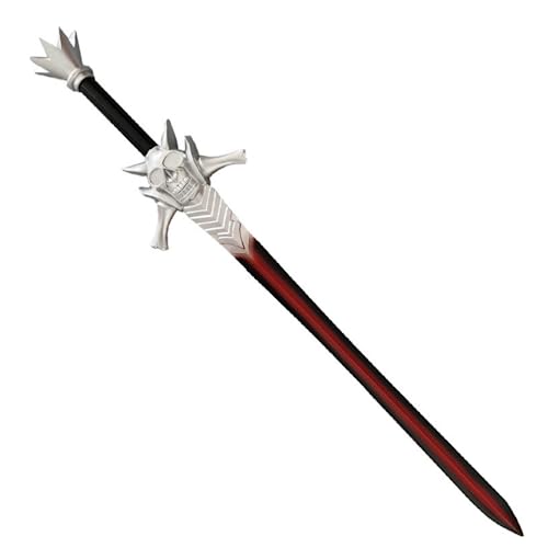 damdos Halloween Prop Fantasy Foam Schwert, Blood Red Rebellion Two Hand High Density Schwert für Cosplay Devil May Cry Charakter Dunkelrot, Rot/Ausflug, einfarbig (Getaway Solids), 108 cm von damdos