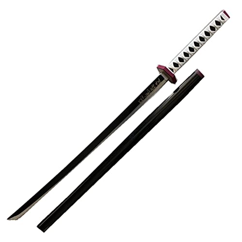 damdos Halloween Prop Weapon for Demon of Slayer Sword, PU Foam 31.5inch Tomioka Giyuu Swords Kamado Tanjirou Cosplay Swords Xmas Birthday Gifts (Tomioka Giyuu) von damdos