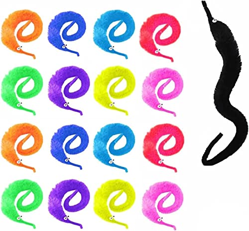 dancepandas Magic Twisty Worm 45PCS Magischer Wurm Zauberwurm Wurm Spielzeug für Geburtstag Mitgebsel Geschenk Party Karneval Party Gefälligkeiten (9 Farben) von dancepandas