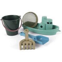 Dantoy Sandspielzeug Sandspiel-Set Blue Marine mit Boot 5-teilig von dantoy