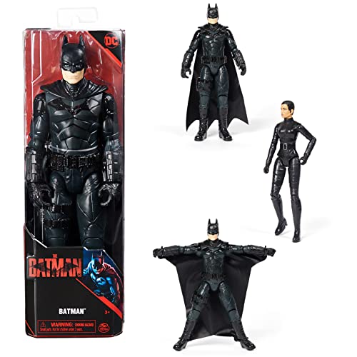 Spin Master Batman The Batman 30cm Actionfigur im authentischen Batman-Kinofilm-Look (Batman, Wingsuit Batman oder Selina Kyle), unterschiedliche Varianten von DC Comics