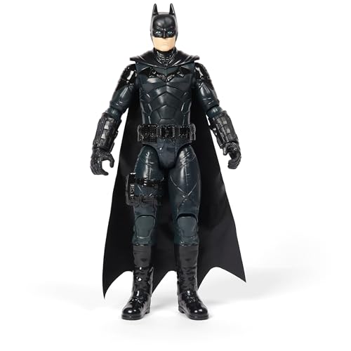 Batman "The Batman" 30cm Batman-Actionfigur mit Stoffumhang im authentischen Batman-Kinofilm-Look von DC Comics