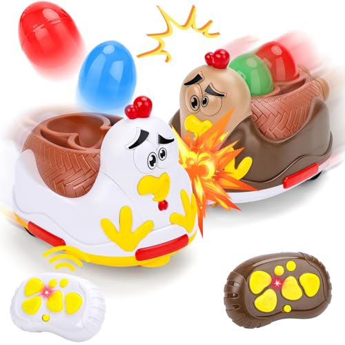 deAO Fernbedienung Cartoon Autoscooter ab 3 Jahre, 2 Stück Ferngesteuertes Auto mit 2 Fernbedienung, RC Rennwagen SpielzeugGeburtstagsgeschenk für Kinder über 2 3 Jahre deAO Fernbedienung Cartoon Autoscooter ab 3 Jahre, 2 Stück Ferngesteuertes Auto mit 2 Fernbedienung, RC Rennwagen SpielzeugGeburtstagsgeschenk für Kinder über 2 3 Jahre von deAO