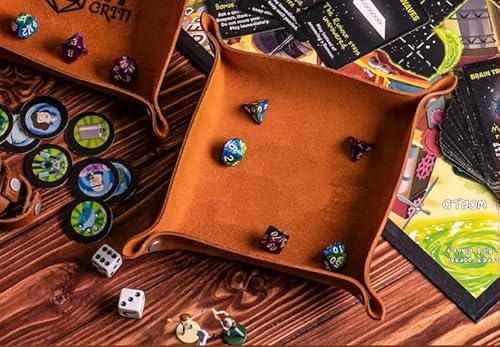 débacle jeux Rollbare Würfelmatte aus Leder von débacle jeux