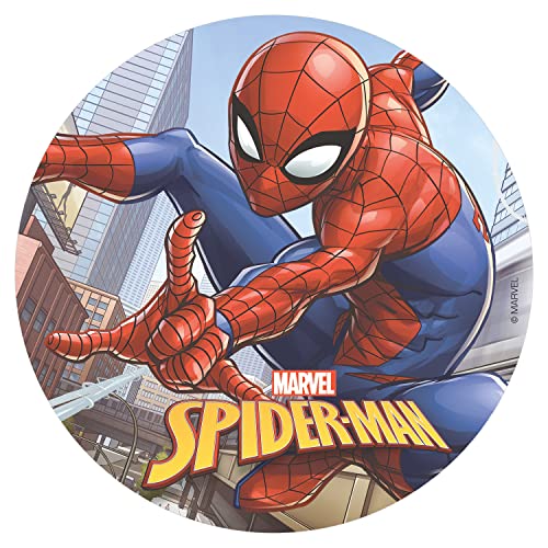 Dekora - 114367 Spiderman Tortenaufleger aus Esspapier |aus Reispapier| - 20cm Dekora - 114367 Spiderman Tortenaufleger aus Esspapier |aus Reispapier| - 20cm von dekora