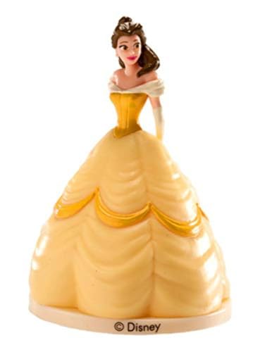 dekora - Disney Prinzessin Belle Tortenfigur - 8,5 cm, 347107, mehrfarbig, 9 cm von dekora