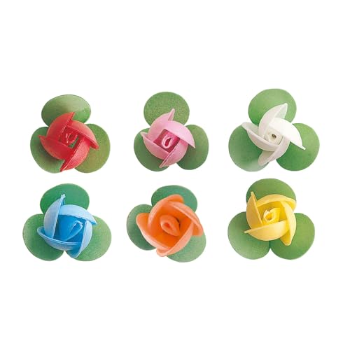 Dekora - Cupcake und Tortendeko Essbar - Essbare Blumen für Torte aus Esspapier in Sortierten Farben und Geschmacksneutral Ø 3 cm - Glutenfrei, Zuckerfrei und für Veganer Geeignet - 150 Stück Dekora - Cupcake und Tortendeko Essbar - Essbare Blumen für Torte aus Esspapier in Sortierten Farben und Geschmacksneutral Ø 3 cm - Glutenfrei, Zuckerfrei und für Veganer Geeignet - 150 Stück von dekora