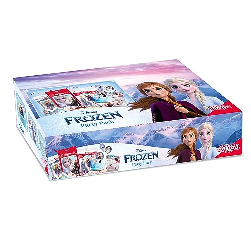 Dekora - Großes Party-Set mit Eiskönigin zum Dekorieren von Geburtstagspartys, Kuchen und Desserts Dekora - Großes Party-Set mit Eiskönigin zum Dekorieren von Geburtstagspartys, Kuchen und Desserts von dekora