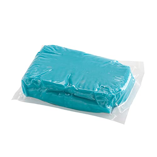 Dekora - Kuchendeko Fondant Himmelblau - Tortenfondant Zuckerpaste für Torten und Cupcakes - Rollfondant für die Herstellung aller Arten von Dekorationen - Einfaches Formen - 1 kg von dekora