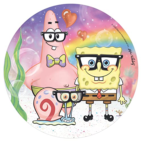 dekora 160160 Tortendeko-Cake Topper für Kuchen-Tortenaufleger von SpongeBob-20cm, Bunt von dekora