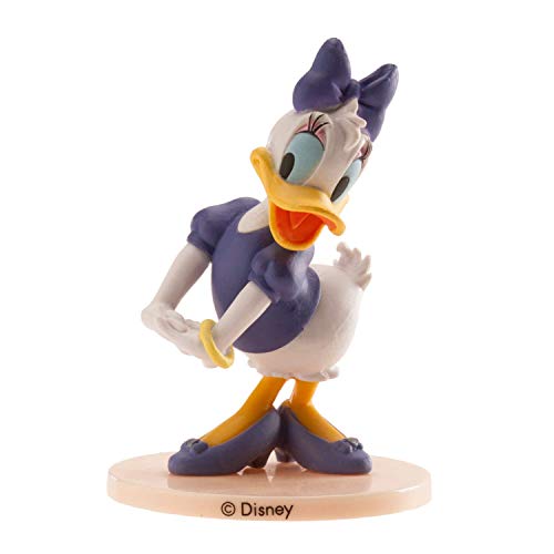 dekora - Disney Daisy Duck Tortenfigur - 8,5 cm, Mehrfarbig, Talla Única, 347149 von dekora