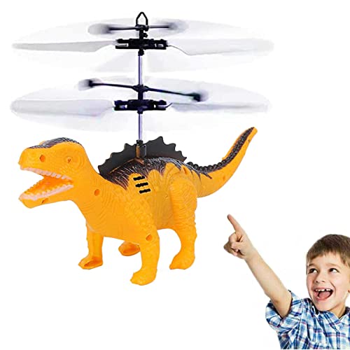 Dinosaurier Hubschrauber Spielzeug | Infrarotsensor fliegende Dinosaurier-Spielzeug | Fliegende Figuren Dinosaurier Modell Spielzeug Sammlung Partyartikel Lieferungen Kuchen Toppers Set Spielzeug Delr von delr