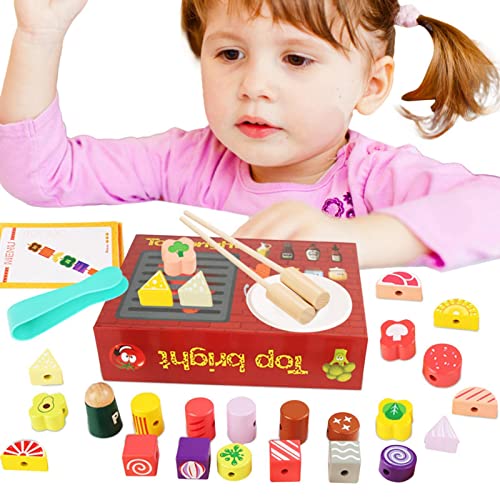 Grill für Kinder, Grillwerkzeuge, interaktives Spiel, Holzspiele für Grill, Küche, Küche, Grillzubehör für Mädchen, und Delr Grill für Kinder, Grillwerkzeuge, interaktives Spiel, Holzspiele für Grill, Küche, Küche, Grillzubehör für Mädchen, und Delr von delr