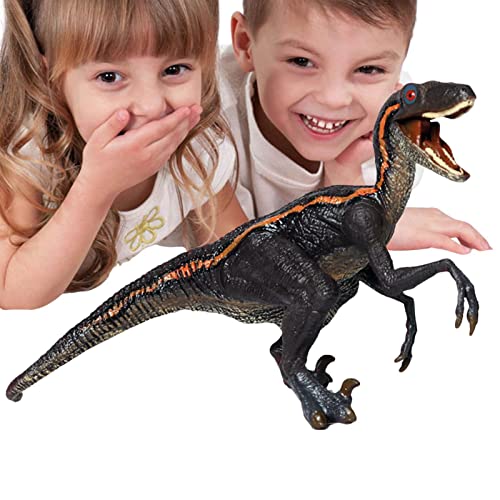 Realistische Dinosaurier-Figuren - Simulation Velociraptor Dinosaurier Spielzeug Realistische Dino-Figur, Dinosaurier zum Sammeln Lernspielzeug für Kleinkinder für und Delr von delr