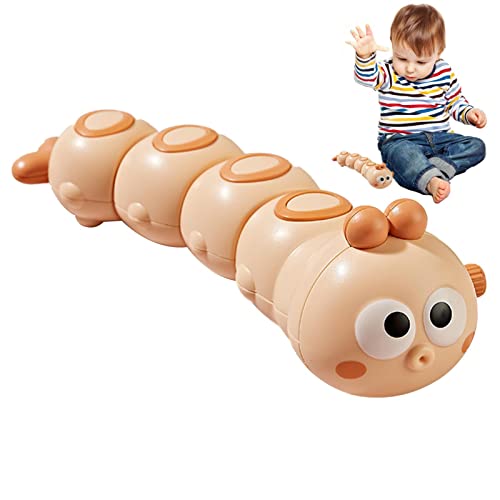 Wickelspielzeug Caterpillar,Nette Caterpillar Clockwork-Spielzeug | Nette Cartoon Caterpillar Fun Pädagogisches Spielzeug Kinder Uhrwerk Spielzeug Geburtstag Festiva Bevorzugungen Geschenk für Jungen von delr