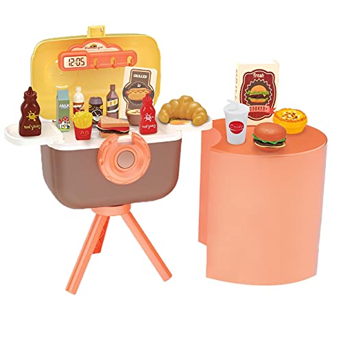 Zubehör für Spielsets für Kinder,Camera Box Design Kinder Küche Spielset - Küchenspielset Lebensmittelzubehör Küchenspielset für Mädchen Geburtstagsgeschenke Pretend Delr von delr