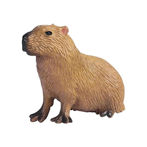 delr Capybara-Figur, Wilde Capybara-Figur, sitzend/stehend – Geburtstagsgeschenke mit realistischen Modellen von niedlichen Waldtieren für Kleinkinder von delr