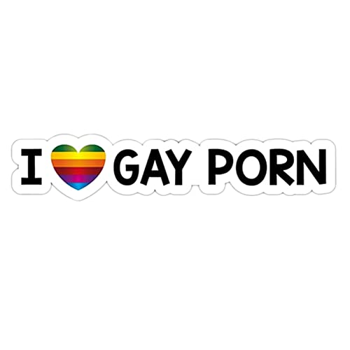 Auto Reflektierender Gay Aufkleber Lustiger Streich Ich Liebe Gay Porn Aufkleber Auto Body Sticker Gay Rainbow Party Favors Für Autos, LKWs, Fenster, Wände, Laptopbecher von demaxiyad