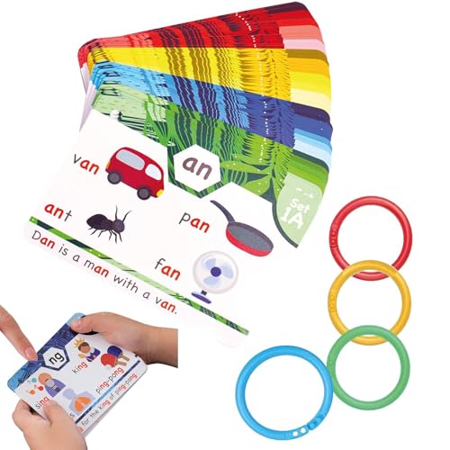 Demaxiyad Phonetik, Phonics Lernkarten Für Kinder, 20 Lernstufen zum Lesen Lernen, CVC Mischungen & Lange Vokale, Interaktive Lernspiele, für Kindergarten, 1. Klasse, 2. Klasse Demaxiyad Phonetik, Phonics Lernkarten Für Kinder, 20 Lernstufen zum Lesen Lernen, CVC Mischungen & Lange Vokale, Interaktive Lernspiele, für Kindergarten, 1. Klasse, 2. Klasse von demaxiyad