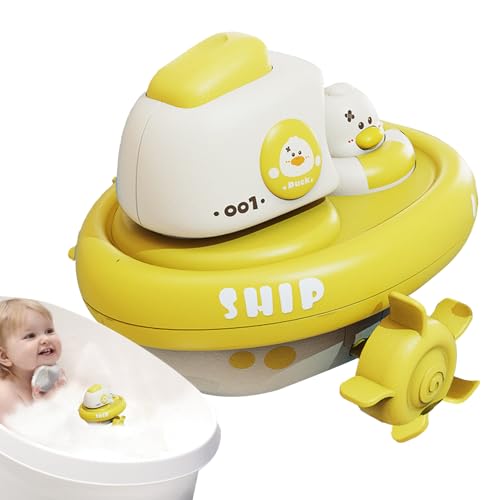 Demaxiyad Wasserboot-Spielzeug, Rollenboot, aus strapazierfähigem ABS, 10,9 x 10,5 x 8,7 cm, 74 g, ohne Batterien, manuelle Aktivierung, Badespiele, sensorisches Erwachen Demaxiyad Wasserboot-Spielzeug, Rollenboot, aus strapazierfähigem ABS, 10,9 x 10,5 x 8,7 cm, 74 g, ohne Batterien, manuelle Aktivierung, Badespiele, sensorisches Erwachen von demaxiyad