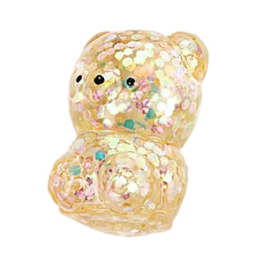 demaxiyad Bär Druckball,Glitzer Sensorik - Dehnbares Entspannungsspielzeug Für Frauen Mädchen Kinder Erwachsene Teenager demaxiyad Bär Druckball,Glitzer Sensorik - Dehnbares Entspannungsspielzeug Für Frauen Mädchen Kinder Erwachsene Teenager von demaxiyad