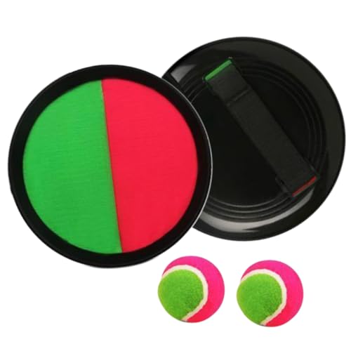 demaxiyad Ballspiel zum Werfen und Fangen, Strandspielzeug, selbstklebendes Spielmaterial für Aktivitäten im Freien, Camping, Reisen, Garten und Eltern-Kind-Interaktion demaxiyad Ballspiel zum Werfen und Fangen, Strandspielzeug, selbstklebendes Spielmaterial für Aktivitäten im Freien, Camping, Reisen, Garten und Eltern-Kind-Interaktion von demaxiyad