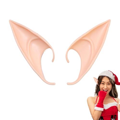 demaxiyad Feenohren für Feenohren – künstliche Ohren für Halloween, Cosplay, Feenohren, Verkleidung weich und spitz, Maskeradezubehör für Halloween und Weihnachten demaxiyad Feenohren für Feenohren – künstliche Ohren für Halloween, Cosplay, Feenohren, Verkleidung weich und spitz, Maskeradezubehör für Halloween und Weihnachten von demaxiyad