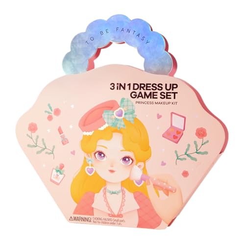 demaxiyad Make-up-Spiel auf Papier, Sticker-Make-up-Spiel,Dress Up Paper Princess-Spiel | Kreatives Spiel-Sticker-Aktivitätsbuch für Kinder, lustiges Sticker-Make-up-Buch für Zuhause und draußen demaxiyad Make-up-Spiel auf Papier, Sticker-Make-up-Spiel,Dress Up Paper Princess-Spiel | Kreatives Spiel-Sticker-Aktivitätsbuch für Kinder, lustiges Sticker-Make-up-Buch für Zuhause und draußen von demaxiyad