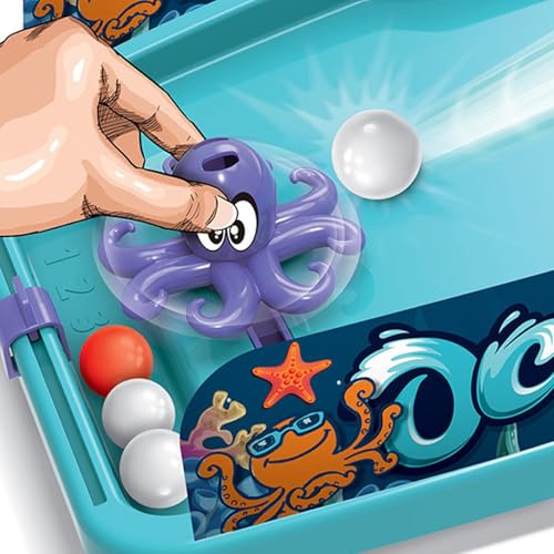 demaxiyad Octopus-Fußballspiel, Octopus-Fußball-Brettspiel | Tischfußball-Spielset Oktopus,Interaktives Tischfußballspielset, Flipperspiel, kleines Fußballspielset für Kinder von demaxiyad