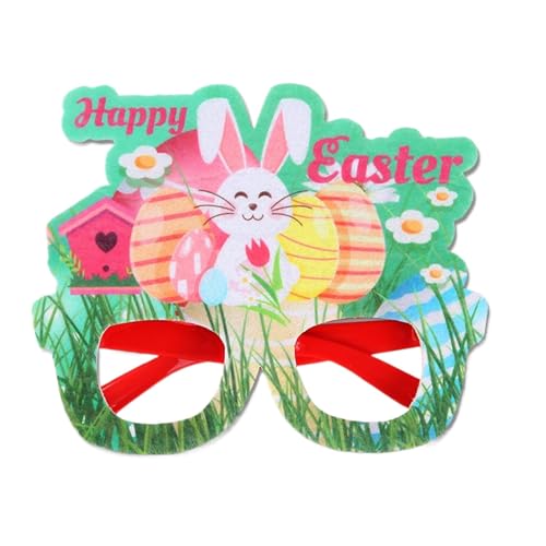 demaxiyad Osterhasen-Eier Brille, Filz-Brillenrahmen, Brillen-Dekorationen, Frohe Ostern, Form, Fantasie-Zubehör für demaxiyad Osterhasen-Eier Brille, Filz-Brillenrahmen, Brillen-Dekorationen, Frohe Ostern, Form, Fantasie-Zubehör für von demaxiyad