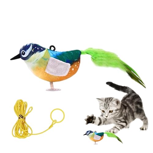 demaxiyad Plüschtier für Haustiere, simuliertes Vogel-Plüschtier | Interaktives Plüschtier für Katzen | Interaktives simuliertes Vogel-Plüschtier für Katzen Welpen Hund demaxiyad Plüschtier für Haustiere, simuliertes Vogel-Plüschtier | Interaktives Plüschtier für Katzen | Interaktives simuliertes Vogel-Plüschtier für Katzen Welpen Hund von demaxiyad