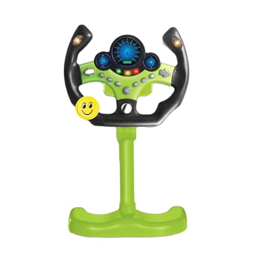 demaxiyad Simulation Lenkrad für Kinder, Mit authentischen Fahrgeräuschen und melodischer Musik, Einfach zu bedienen und tragbar, als frühkindliches Lernspielzeug, Geschenk demaxiyad Simulation Lenkrad für Kinder, Mit authentischen Fahrgeräuschen und melodischer Musik, Einfach zu bedienen und tragbar, als frühkindliches Lernspielzeug, Geschenk von demaxiyad