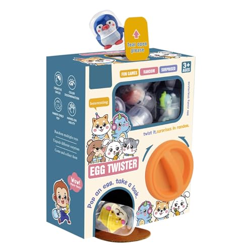 demaxiyad Spielzeug-Gashapon-Verkaufsautomat | -Verkaufsautomat für Kinder mit 6 Gashapon - Kreatives Kinderspielzeug, sichere Krallenmaschine für Geschenke, Überraschungen, Süßigkeiten ab 3 Jahren von demaxiyad