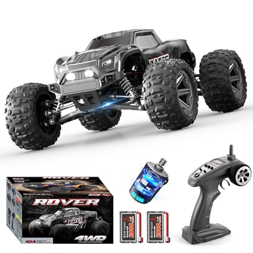 dexinco 1:14 Ferngesteuertes Auto, 55 km/h Hochgeschwindigkeits RC Auto, Wasserdichter All Terrains 4x4 RC Off-Road Truck, 2000 mAh Akku, Konkurrenzfähig mit Bürstenlosen Ferngesteuerte Fahrzeug dexinco 1:14 Ferngesteuertes Auto, 55 km/h Hochgeschwindigkeits RC Auto, Wasserdichter All Terrains 4x4 RC Off-Road Truck, 2000 mAh Akku, Konkurrenzfähig mit Bürstenlosen Ferngesteuerte Fahrzeug von dexinco