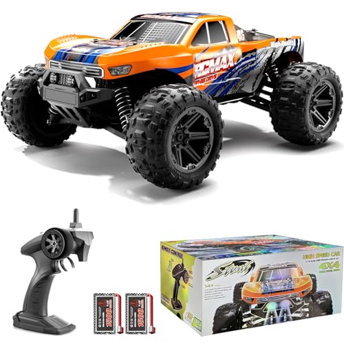 dexinco 1/14 Ferngesteuertes Auto, 38 km/h Hochgeschwindigkeits RC Auto, Wasserdichter 4x4 RC Monster Truck, 1500 mAh Akku, perfektes ferngesteuertes Modellauto für Teenager dexinco 1/14 Ferngesteuertes Auto, 38 km/h Hochgeschwindigkeits RC Auto, Wasserdichter 4x4 RC Monster Truck, 1500 mAh Akku, perfektes ferngesteuertes Modellauto für Teenager von dexinco