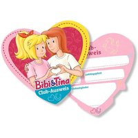 Bibi und Tina Ausweise für Bibi Blocksberg Party im 6er Pack, Pappe von dh-konzept