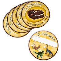 Dinoforscher, Ausweise im 6er Pack für tolle Archäologen-Spiele von dh-konzept