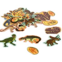 Dinosaurier Konfetti - 39 Teile, 3cm bis 6cm von dh-konzept